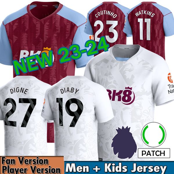 23/24 aston villas soccer jerseys kids kit home 2023 2024 football shirt home away fans player version camisetas futbol mings mcginn, Black;yellow
23/24 aston villas soccer jerseys kids kit home 2023 2024 football shirt home away fans player version camisetas futbol mings mcginn, Black;yellow