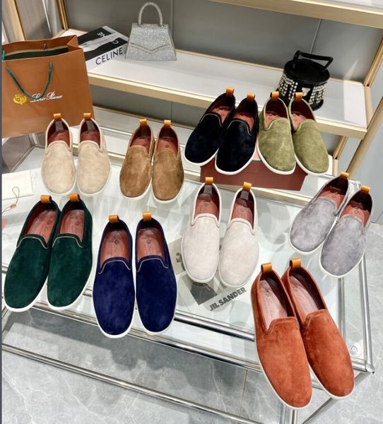new fashion loro sneakers mocassin soft suede leather mens lp walk shoes luxury designer loafer shoes shoe size 39-46, Black
new fashion loro sneakers mocassin soft suede leather mens lp walk shoes luxury designer loafer shoes shoe size 39-46, Black