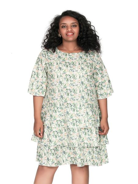 plus size dresses size elegant summer half sleeve floral print party dres causal midi tiered dress female large boho 7xl 230727, Black
plus size dresses size elegant summer half sleeve floral print party dres causal midi tiered dress female large boho 7xl 230727, Black