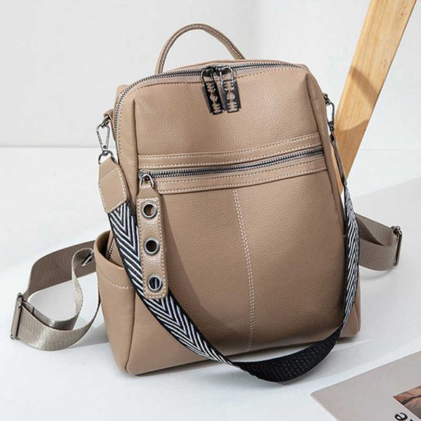 2023 leather backpack women solid color fashion wild trend casual large capacity ladies travel bag backpack for teenage girls 0728
2023 leather backpack women solid color fashion wild trend casual large capacity ladies travel bag backpack for teenage girls 0728