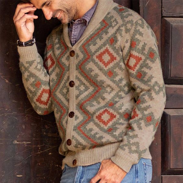 men's sweaters casual knitted cardigan men coats fall long sleeve button lapel sweater jacket winter vintage graphic jacquare knit 2307, White;black
men's sweaters casual knitted cardigan men coats fall long sleeve button lapel sweater jacket winter vintage graphic jacquare knit 2307, White;black
