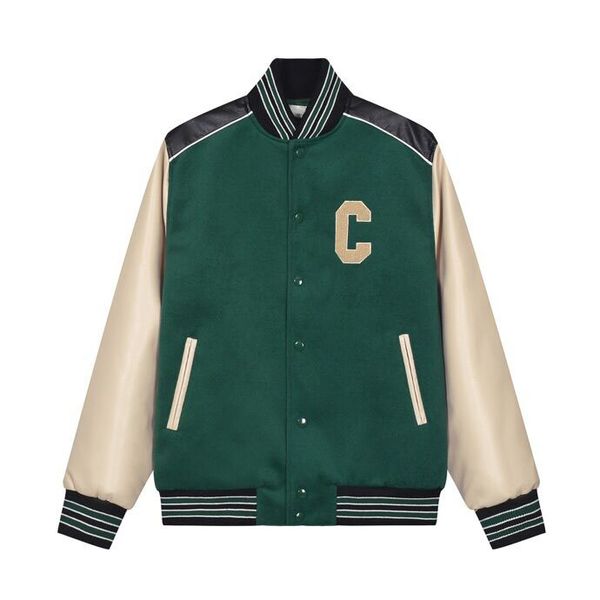 2023 new men's and women's jacket letter jacquard embroidered baseball uniform student jacket, Black;brown
2023 new men's and women's jacket letter jacquard embroidered baseball uniform student jacket, Black;brown