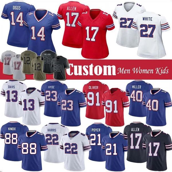 17 josh allen buffalos von miller billes football jerseys stefon diggs dalton kincaid damar hamlin gabriel davis tre'davious white daws, Black;red
17 josh allen buffalos von miller billes football jerseys stefon diggs dalton kincaid damar hamlin gabriel davis tre'davious white daws, Black;red