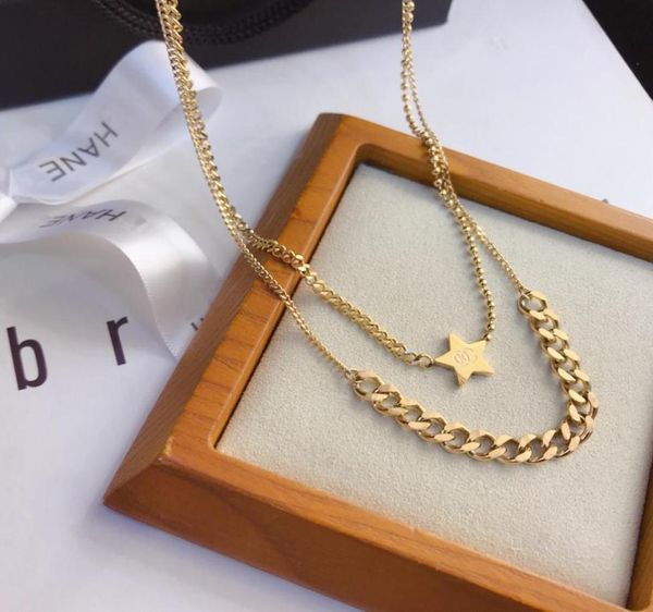 fashion women luxury designer necklace choker chain 18k gold plated stainless steel letter pendants necklaces statement jewelry ac9537568, Silver
fashion women luxury designer necklace choker chain 18k gold plated stainless steel letter pendants necklaces statement jewelry ac9537568, Silver