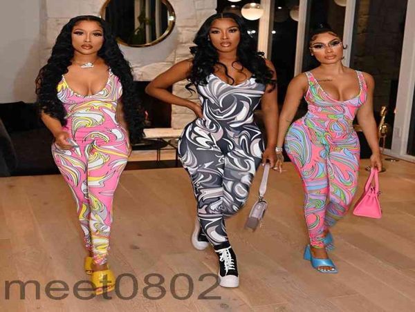 women jumpsuit 2021 spring and summer new designer fashionable women039s printing sleeveless tights sleeveless vest t8181327, Black;white
women jumpsuit 2021 spring and summer new designer fashionable women039s printing sleeveless tights sleeveless vest t8181327, Black;white