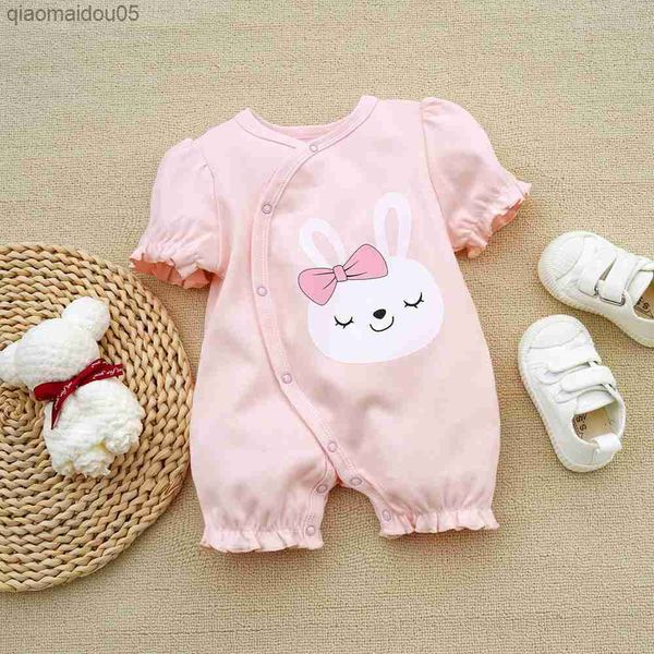 3-18m summer baby girl romper cute rabbit pattern pink shorts crling suit cotton newborn baby onesie gift for infants l230712, Blue
3-18m summer baby girl romper cute rabbit pattern pink shorts crling suit cotton newborn baby onesie gift for infants l230712, Blue