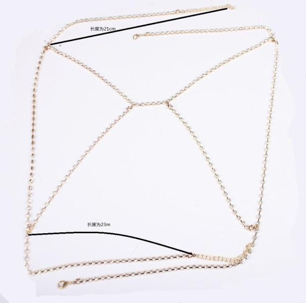 fashionclaw crystal bra slave harness body chain women rhinestone choker necklace pendant bikini beach body jewelry 20178326436, Silver
fashionclaw crystal bra slave harness body chain women rhinestone choker necklace pendant bikini beach body jewelry 20178326436, Silver