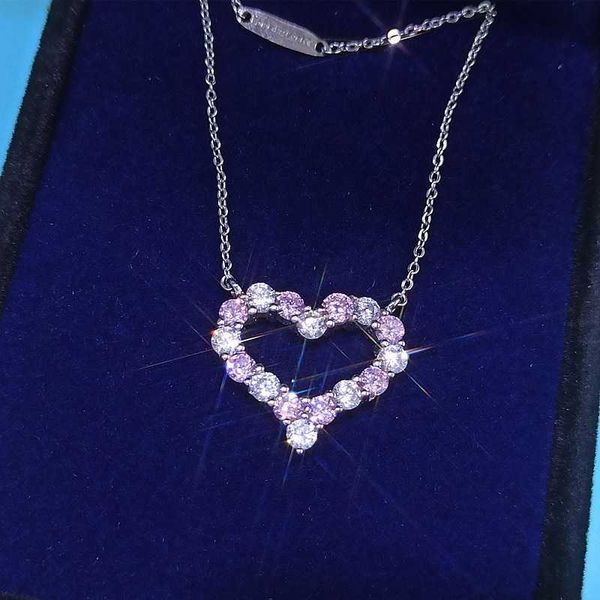 original tiffay love necklace 925 sterling silver pink diamond collar chain women's gift simple and elegant
original tiffay love necklace 925 sterling silver pink diamond collar chain women's gift simple and elegant