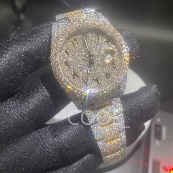luxury mens watch for men designer movement watches diamond moissanite watch montre iced out watch automatic men's montre luxe mens lux, Slivery;brown
luxury mens watch for men designer movement watches diamond moissanite watch montre iced out watch automatic men's montre luxe mens lux, Slivery;brown