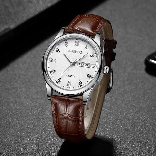 men watch watches luxury casual waterproof quartz-battery luminous 39mm watch, Slivery;brown
men watch watches luxury casual waterproof quartz-battery luminous 39mm watch, Slivery;brown