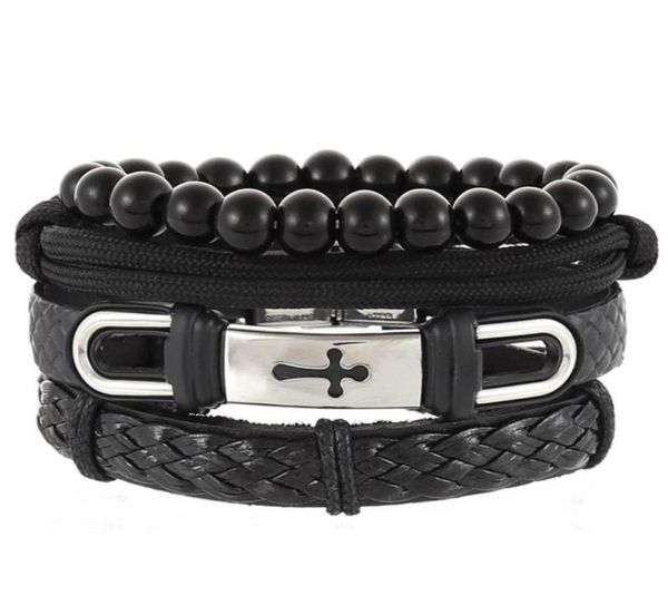 charm bracelets 4pcsset hippie punk black leather tag band clip cord knots beads layers stackable wrap wide man bracelet ba10706359278601, Golden;silver
charm bracelets 4pcsset hippie punk black leather tag band clip cord knots beads layers stackable wrap wide man bracelet ba10706359278601, Golden;silver
