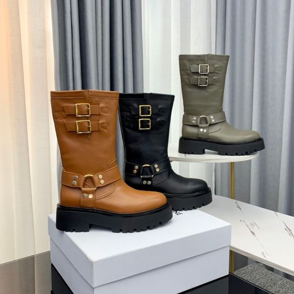 new motorcycle knee ankle boots round toe pumps heels for girls women luxury designer fashion booties vegetable tanned cow leather sole fact, Black
new motorcycle knee ankle boots round toe pumps heels for girls women luxury designer fashion booties vegetable tanned cow leather sole fact, Black