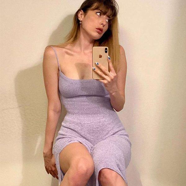 spring and summer womens dress pure color slim fit long square collar backless straps knitted suspender, Black;gray
spring and summer womens dress pure color slim fit long square collar backless straps knitted suspender, Black;gray