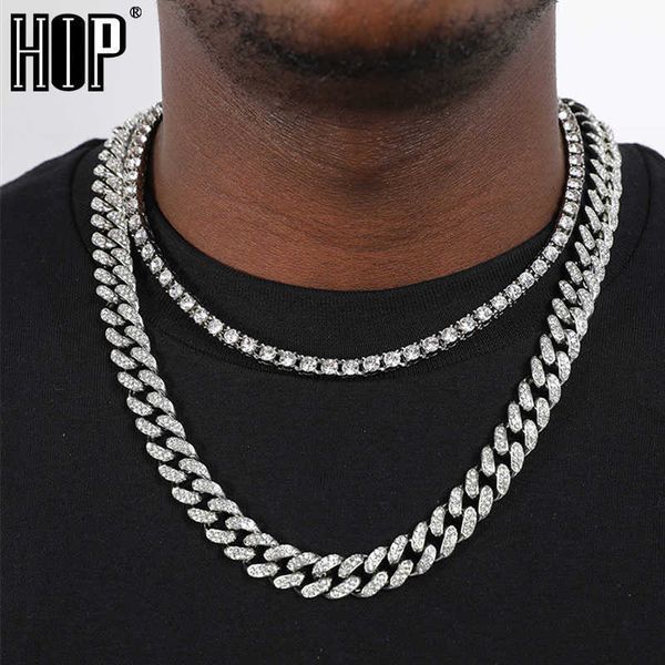 hip hop 13 mm cuban chain 5 tennis rhinestone miami zircon bling iced out necklace for men women jewelry, Silver
hip hop 13 mm cuban chain 5 tennis rhinestone miami zircon bling iced out necklace for men women jewelry, Silver