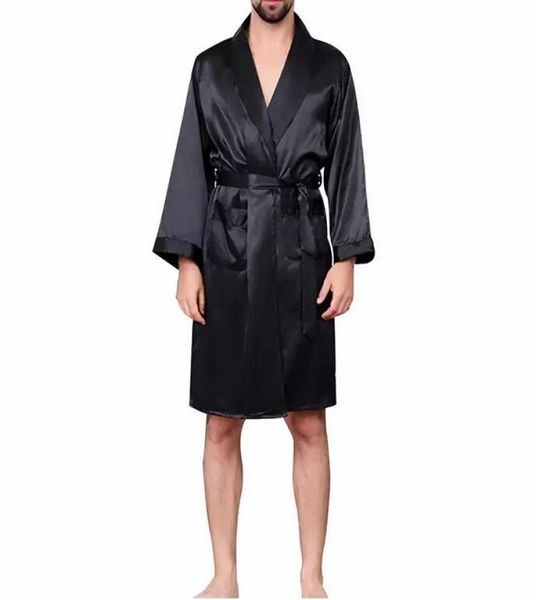 men black lounge sleepwear faux silk nightwear for men comfort silky bathrobes noble dressing gown men039s sleep robes plus siz4916558, Black;brown
men black lounge sleepwear faux silk nightwear for men comfort silky bathrobes noble dressing gown men039s sleep robes plus siz4916558, Black;brown