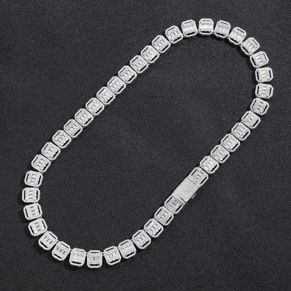 luxury men necklace 13mm width 1 row square and round moissanite chain necklaces mixed with hollow out hip hop womens designer bracelet ing, Black
luxury men necklace 13mm width 1 row square and round moissanite chain necklaces mixed with hollow out hip hop womens designer bracelet ing, Black