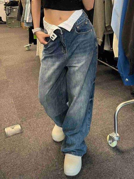 women's jeans women's high waist loose leg pants fashion y2k retro street casual design sense straight pocket pants pocket jeans z, Blue
women's jeans women's high waist loose leg pants fashion y2k retro street casual design sense straight pocket pants pocket jeans z, Blue