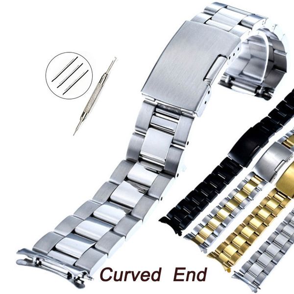 watch bands curved end stainless steel watchband 16mm 18mm 19mm 20mm 21mm 22mm 24mm 26mm universal wrist straps silver gold bracelet band 23, Black;brown
watch bands curved end stainless steel watchband 16mm 18mm 19mm 20mm 21mm 22mm 24mm 26mm universal wrist straps silver gold bracelet band 23, Black;brown