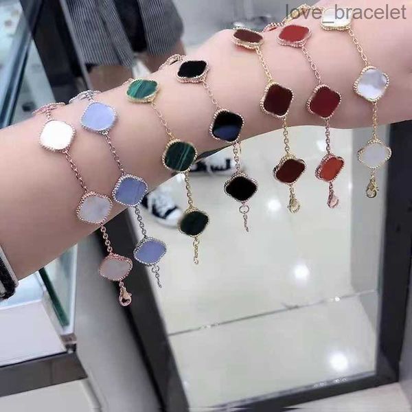 new designer bracelet 4 four leafs clover bracelet diamond charm bracelets 18k gold plate agate shell mother of pearl for women wedding moth, Black
new designer bracelet 4 four leafs clover bracelet diamond charm bracelets 18k gold plate agate shell mother of pearl for women wedding moth, Black