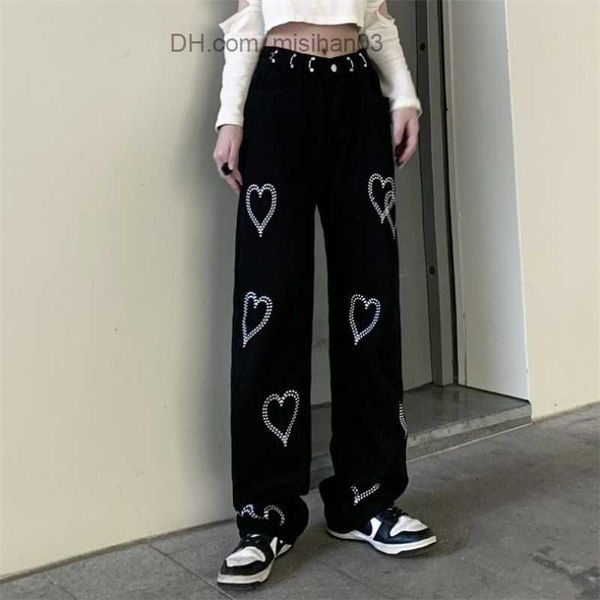 women's jeans street fashion women's black wide leg jeans spring and autumn korean casual pants hip hop harajuku care loose straig, Blue
women's jeans street fashion women's black wide leg jeans spring and autumn korean casual pants hip hop harajuku care loose straig, Blue