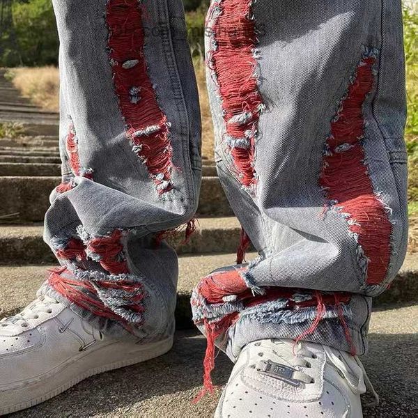 women's jeans hip hop destroy brushed embroidery relaxation bag jeans men's fashion casual straight leg denim street pants z230728, Blue
women's jeans hip hop destroy brushed embroidery relaxation bag jeans men's fashion casual straight leg denim street pants z230728, Blue