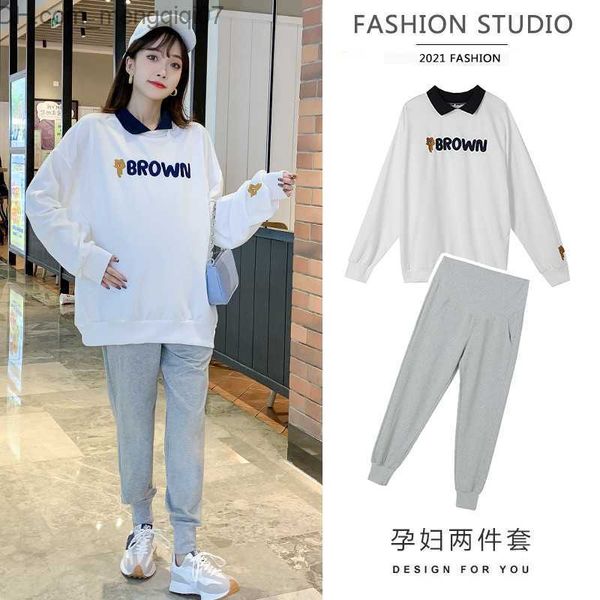 maternity dresses winter pregnant women's set fashion long sleeve casual sports sweater wool pants two piece plus size pregnant women&#, White
maternity dresses winter pregnant women's set fashion long sleeve casual sports sweater wool pants two piece plus size pregnant women&#, White