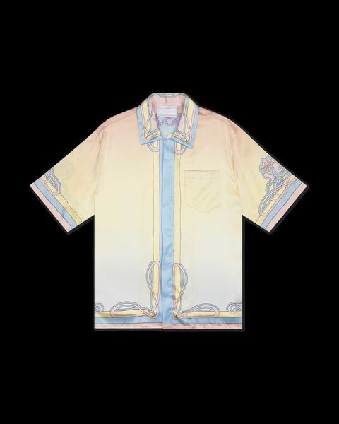 casablanca button up shirt tennis clud palace cloud men's and women's hawaiian short sleeve shirt, White;black
casablanca button up shirt tennis clud palace cloud men's and women's hawaiian short sleeve shirt, White;black