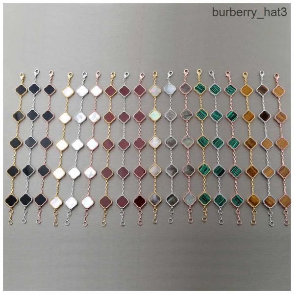 charm bracelets clover bracelets womens bracelet chain personalised bangle links silver braclets partner armband real gold bangles chains 18, Black
charm bracelets clover bracelets womens bracelet chain personalised bangle links silver braclets partner armband real gold bangles chains 18, Black