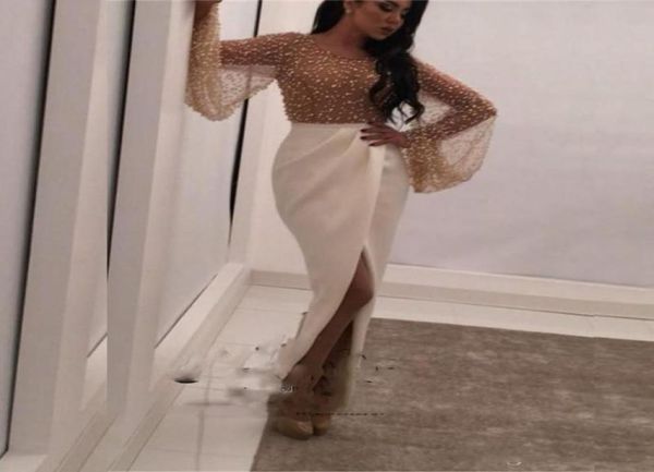 victorian pearls mermaid prom dresses long sleeve illusion bodice high split arabic dubai yousef aljasmi formal gowns evening7437236, Black
victorian pearls mermaid prom dresses long sleeve illusion bodice high split arabic dubai yousef aljasmi formal gowns evening7437236, Black