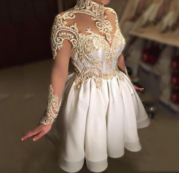 2017 high collar ball gown cocktail dresses mini sheer neck appliqued illusion long sleeves backless prom gowns7991258, Black
2017 high collar ball gown cocktail dresses mini sheer neck appliqued illusion long sleeves backless prom gowns7991258, Black