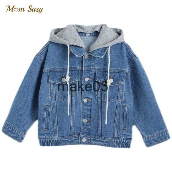 jackets baby boy girl cotton denim hooded jacket infant toddler child jean coat spring autumn baby outwear clothes 110y j230728, Blue;gray
jackets baby boy girl cotton denim hooded jacket infant toddler child jean coat spring autumn baby outwear clothes 110y j230728, Blue;gray
