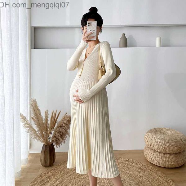 maternity dresses 6813# autumn and winter korean fashion knitted pregnant women's sweater dress elegant a-line slim fit pregnant women&, White
maternity dresses 6813# autumn and winter korean fashion knitted pregnant women's sweater dress elegant a-line slim fit pregnant women&, White