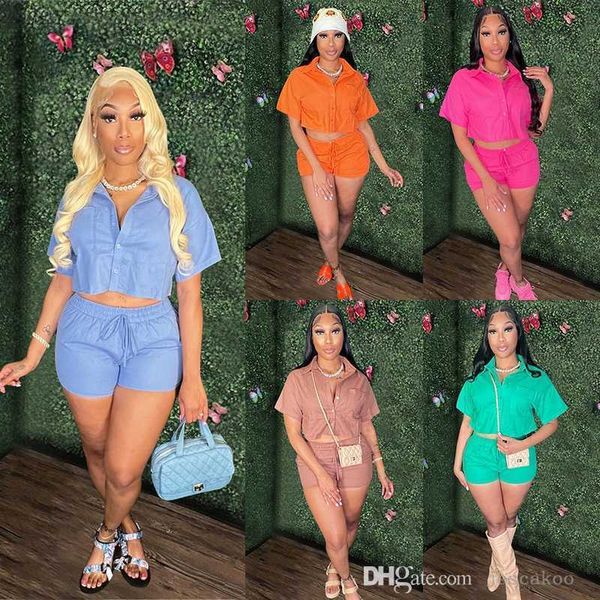 new summer shirt and shorts women tracksuits two piece set outfits solid color blouses shirts suit clothing, Gray
new summer shirt and shorts women tracksuits two piece set outfits solid color blouses shirts suit clothing, Gray
