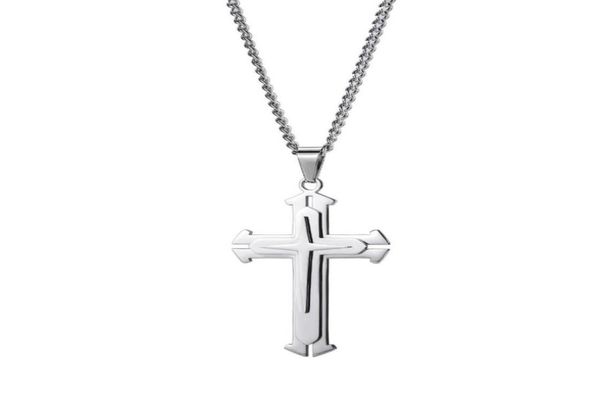 fashion men pendant necklace hip hop jewelry silver black stainless steel 60cm long link chain punk designer necklaces for mens gifts1337254
fashion men pendant necklace hip hop jewelry silver black stainless steel 60cm long link chain punk designer necklaces for mens gifts1337254