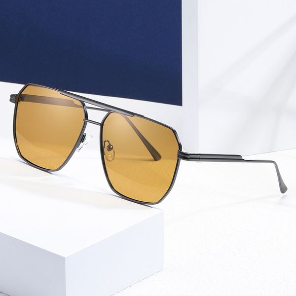 europe and the united states fashion polarized sunglasses men drive double beam sunglasses women senior sense, White;black
europe and the united states fashion polarized sunglasses men drive double beam sunglasses women senior sense, White;black