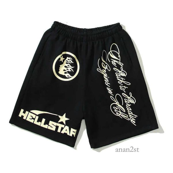 fashion brand high street shorts men's hellstar x4 ins, White;black