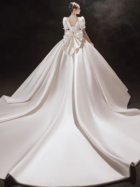 princess satin ball gown wedding dresses vestidos vintage with beaded crystal lace appliques long bridal gowns custom elegant rabic dubai ro, White
princess satin ball gown wedding dresses vestidos vintage with beaded crystal lace appliques long bridal gowns custom elegant rabic dubai ro, White