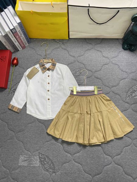 designer baby suits autumn set kids tracksuits size 100-150 cm 2pcs single breasted shirt and khaki colored ribbon skirt july26, White
designer baby suits autumn set kids tracksuits size 100-150 cm 2pcs single breasted shirt and khaki colored ribbon skirt july26, White
