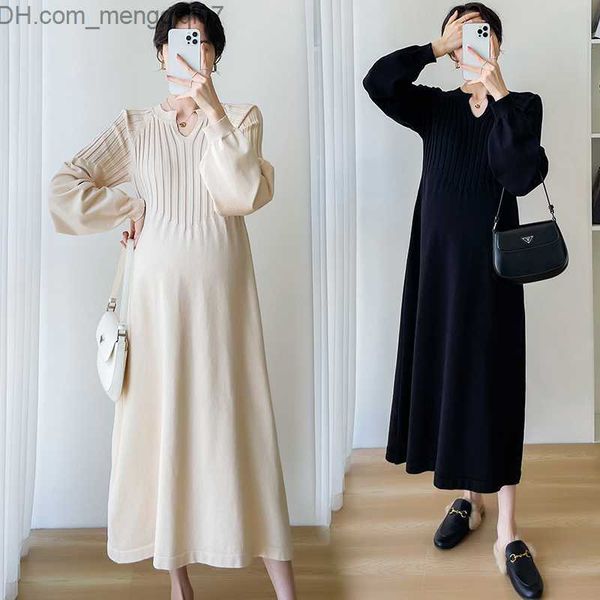 maternity dresses 182# autumn thick warm knitted pregnant women's a-line dress pregnant women's long woolen coat pregnant women�, White
maternity dresses 182# autumn thick warm knitted pregnant women's a-line dress pregnant women's long woolen coat pregnant women�, White