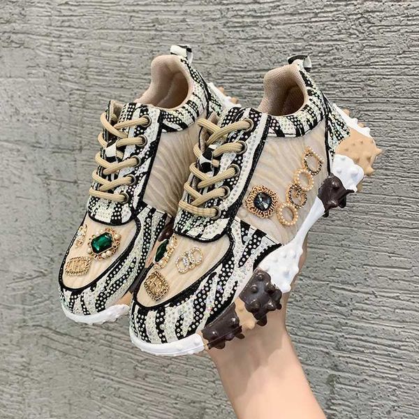 dress shoes autumn women casual sneakers luxury designers rhinestone diamond thick bottoms shoes female tennis trainers jogging walking shoe, Black
dress shoes autumn women casual sneakers luxury designers rhinestone diamond thick bottoms shoes female tennis trainers jogging walking shoe, Black