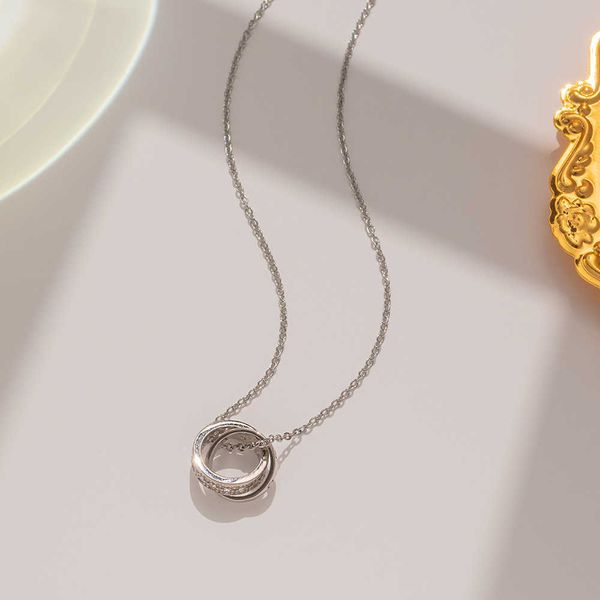accessories diamond ring luxury designer necklace flowers clover bangle women double pendant women's rose collarbone chain tiktok sale, Silver
accessories diamond ring luxury designer necklace flowers clover bangle women double pendant women's rose collarbone chain tiktok sale, Silver