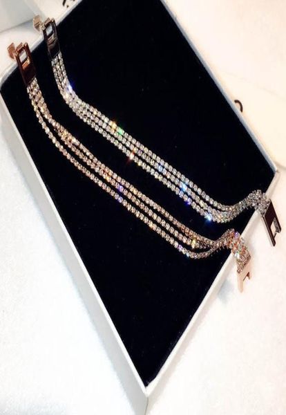 super glittering new ins fashion luxury designer full rhinestone diamond link chain bracelet for woman girls 17cm rose gold silv3692701, Black
super glittering new ins fashion luxury designer full rhinestone diamond link chain bracelet for woman girls 17cm rose gold silv3692701, Black