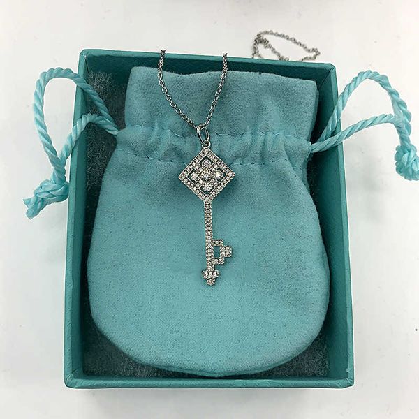 luxury tiffay 925 sterling silver key necklace fashion versatile diamond sunflower chinese knot pendant simple sweater chain 8ily, Black
luxury tiffay 925 sterling silver key necklace fashion versatile diamond sunflower chinese knot pendant simple sweater chain 8ily, Black