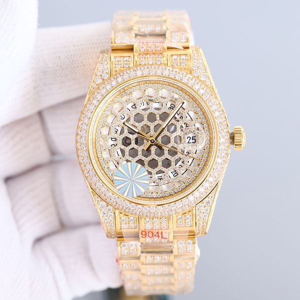 diamond watch automatic mechanical movement designer watches sapphire 41mm stainless steel mens waterproof wristband montre de luxe business, Slivery;brown
diamond watch automatic mechanical movement designer watches sapphire 41mm stainless steel mens waterproof wristband montre de luxe business, Slivery;brown