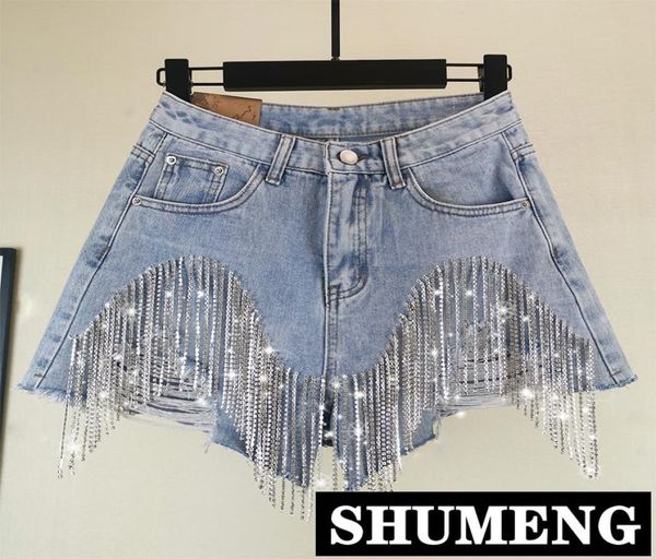 2020 summer new korean loose wide-leg pants heavy rhine fringed hole high waist denim shorts female jeans shorts1682667, Blue
2020 summer new korean loose wide-leg pants heavy rhine fringed hole high waist denim shorts female jeans shorts1682667, Blue