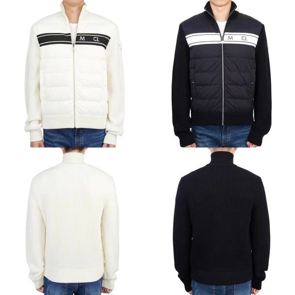designer monclairs jacket mens black knitted down jacket pockets jackets winter french brand jacket luxury fashion stand collar warm coat me
designer monclairs jacket mens black knitted down jacket pockets jackets winter french brand jacket luxury fashion stand collar warm coat me