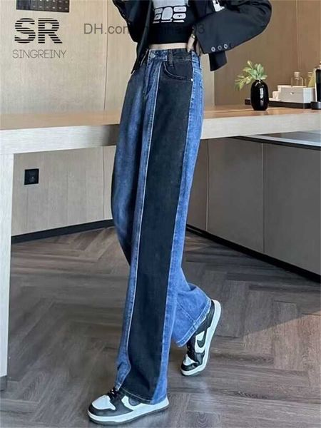 women's jeans singriny pocket panel denim women's jeans vintage button zipper casual straight loose street wear women's fashi, Blue
women's jeans singriny pocket panel denim women's jeans vintage button zipper casual straight loose street wear women's fashi, Blue