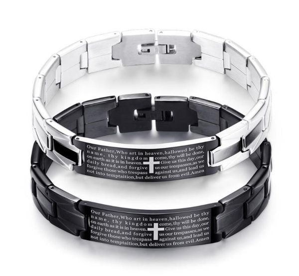 bangle holy bible men bracelet black stainless steel watch strap silvering plating jewelry gift for women7748223
bangle holy bible men bracelet black stainless steel watch strap silvering plating jewelry gift for women7748223