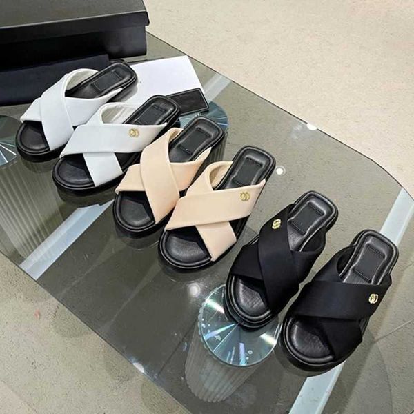designer slippers for women in summer fashion outwear new versatile cross style face thick sole cool slippers for summer, Black
designer slippers for women in summer fashion outwear new versatile cross style face thick sole cool slippers for summer, Black