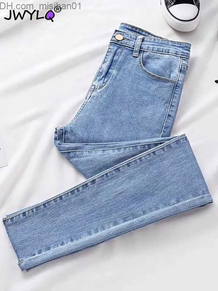 women's jeans solid basic high waist tight pencil denim pants korean fashion street wear ultra thin elastic jeans women's new ankl, Blue
women's jeans solid basic high waist tight pencil denim pants korean fashion street wear ultra thin elastic jeans women's new ankl, Blue